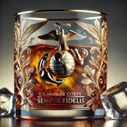 Shirem Veteran Tribute Glass